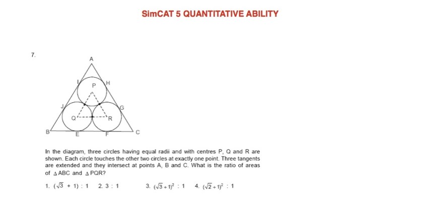SimCAT 5 QA 5